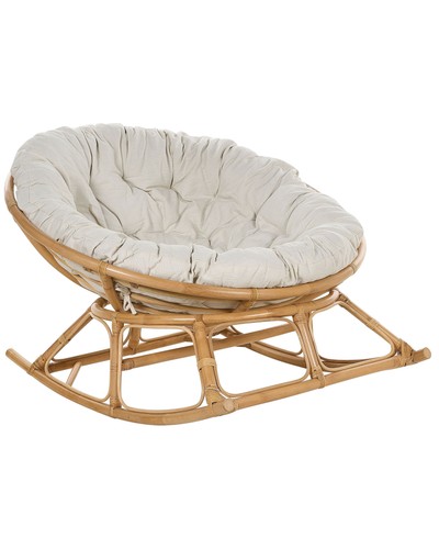 Fauteuil bascule rond en - fauteuil,