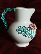Ancien Pichet Art Déco Faïence Céramique Sainte Radegonde Gustave Ash Tours