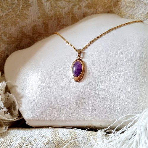 Collier vintage plaqué - collier,