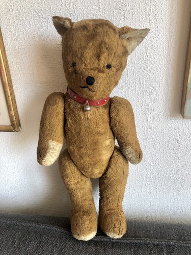 Ancien ours peluche - ancien,