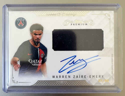 Carte topps premium psg - psg, warren