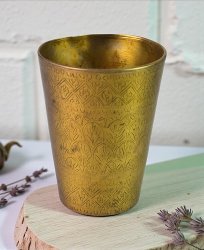 Verre laitier vintage - verre,