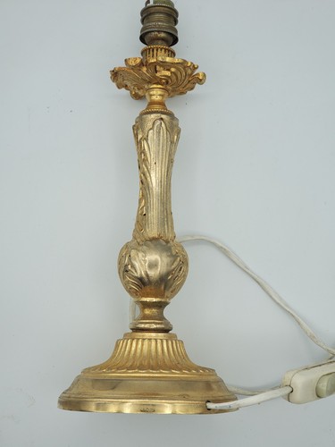 Pied lampe bronze type - de,