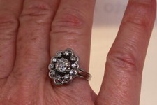 Bague marquise diamants 1