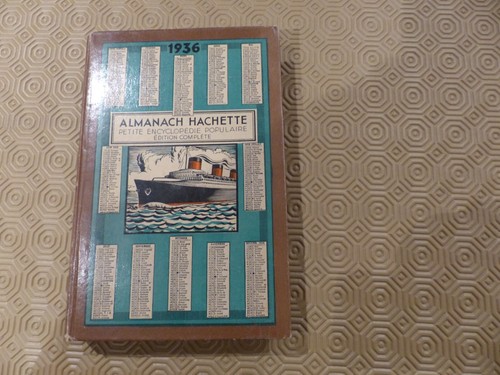 Almanach hachette 1936 - ,