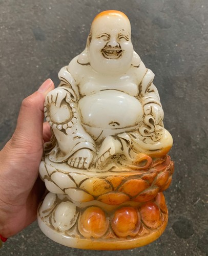 Old chinese natural white jade - chinese,