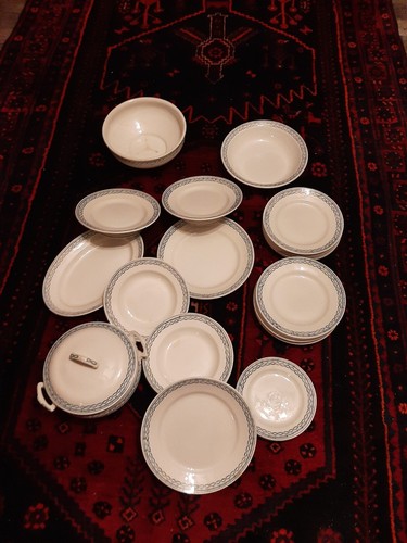 Service table faience - service,