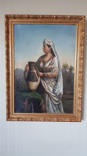 Tableau orientaliste portrait