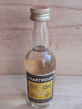 mignonnette Chartreuse jaune Tarragone 1973 1985 Liqueur miniature bouteille