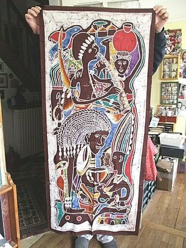 Peinture africaine ancienne - peinture,