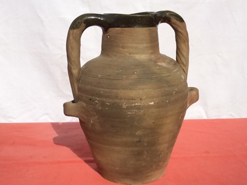 Vase potiche terre cuite - en,