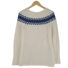 Pull Nordique Blanc Motif Fair