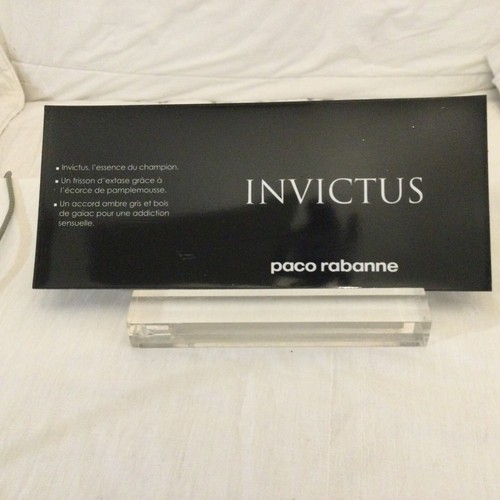 Paco rabanne invictus plaque - paco,