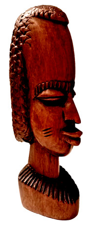 Jolie statuette africaine - , en