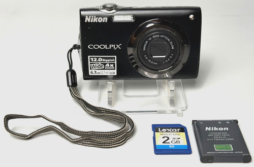 Nikon coolpix s3000 12mp - coolpix,