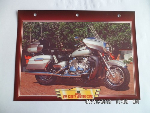 Carte fiche moto yamaha - carte,