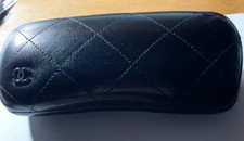 Etui à lunettes Chanel cuir