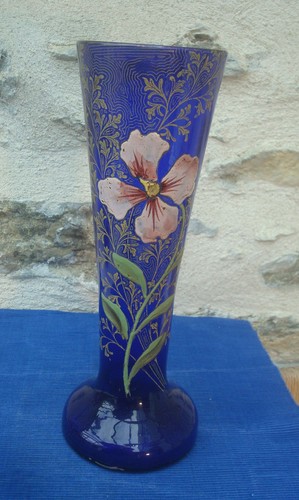 V74 grand vase cornet - cornet, verre