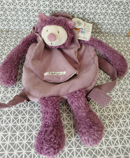 Sac à dos peluche Koala Baba mauve collection les Zazous Moulin Roty