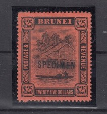 RY25895/ BRITISH BRUNEI – SG # 48 MINT MH SPECIMEN - VERY RARE – CV 860 $