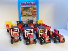 Majorette 1/36 tracteur Agricole avec Remorque Made in France