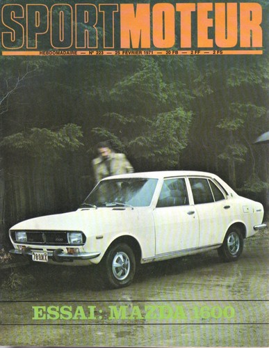 Sport moteur 223 1971 mazda - 1971,