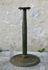 FISCHEL, ancien pied de table de bistrot Fischel, fonte, Art Déco, Fischel, RARE