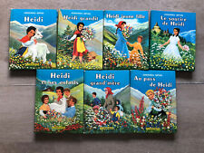 Lot de 7 livres intégrale saga Heidi (grandit/sourire/enfants.. ) FLAMMARION