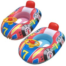 Bouée Gonflable Piscine Bain Bébé Enfant Garçons Filles Voiture avec Volant