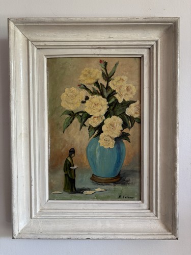 Tableau ancien huile nature - huile,