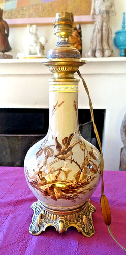 Lampe petrole art nouveau - a,
