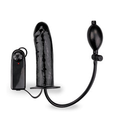 Gode gonflable vibrant à pompe