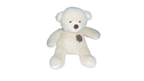 Peluche ours beige nicotoy - ours,