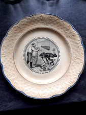 Assiette ancienne XIXième en