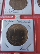 médaille  touristique  monnaie de paris MDP  portugal torre medieval 2013