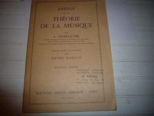 Abrégé de la théorie de la musique nouv ed 1929 - Danhauser, A.
