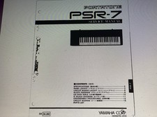 Yamaha Psr-7  Service Manual