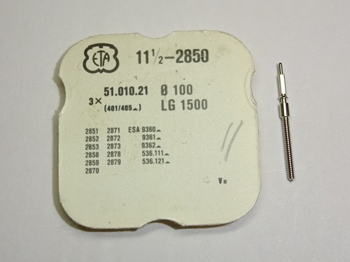 Eta winding stem 2850 thread - winding,