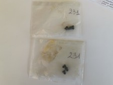 MECCANO LOT DE 6 BOULONS TRINGLE A CANNELURE ref 231