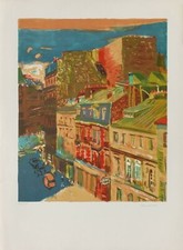 JIK-SOON YIM 임직순 RUE DE PARIS 1975 lithographie signée