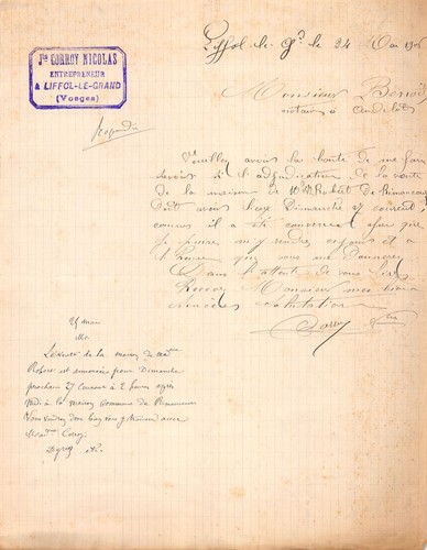 Facture 1905 ets corroy - ets,