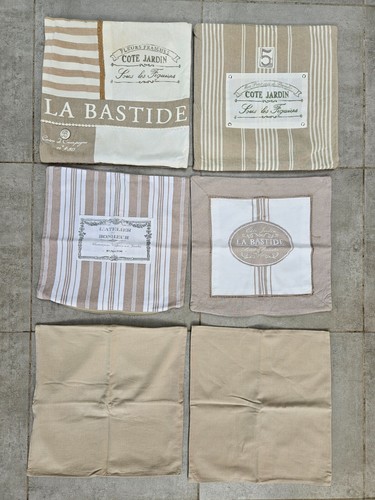 Lot housses coussins - housses, de