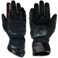 Gants Motard Moto Textile Cuir Hiver Thermique Protection Impermeable Sonic Moto