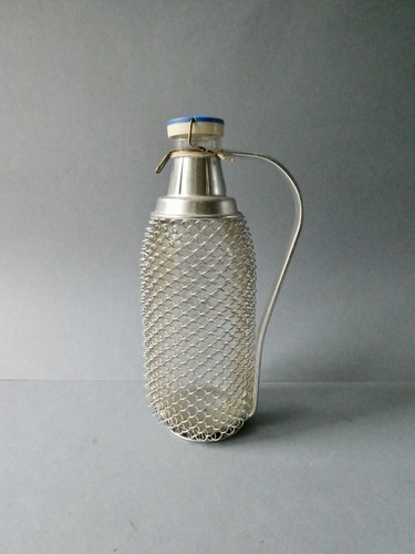 Bouteille verre grillagé - bouteille,