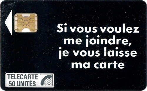 Rare telecarte privee 1989 - rare,