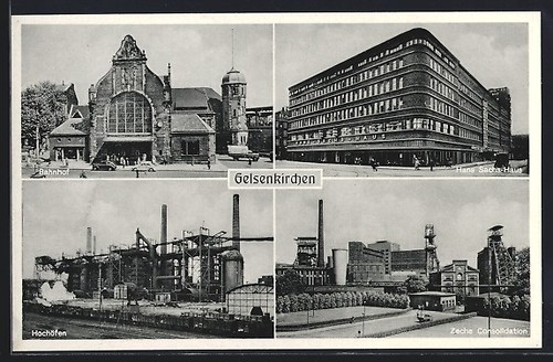 Carte postale gelsenkirchen - postale,