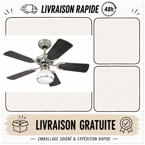Ventilateur plafond cm 5 - ventilateur,
