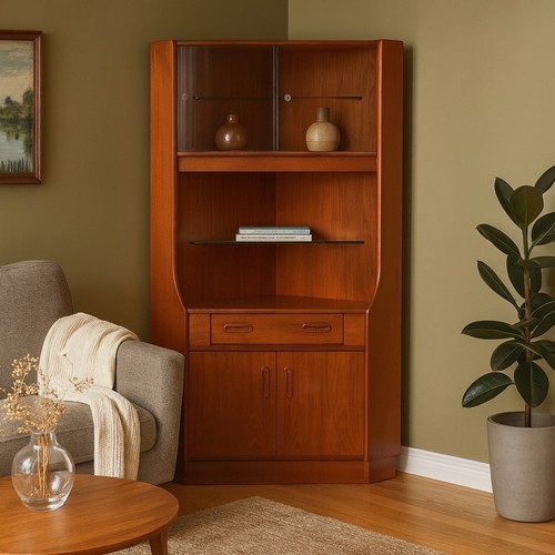 Meuble angle vintage design - meuble,