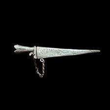 Broche Ancienne Poignard Corse