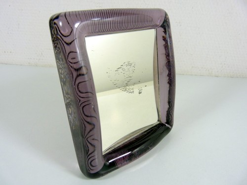 Vintage miroir cadre verre